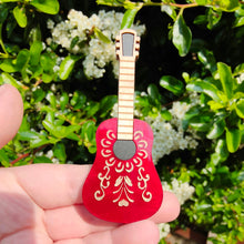 Load image into Gallery viewer, Folk Guitar brooch