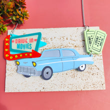 Load image into Gallery viewer, LIMITED EDITION Drive In Movies statement necklace