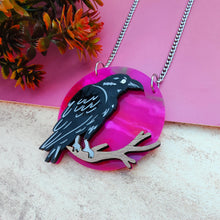 Load image into Gallery viewer, Moon Raven necklace