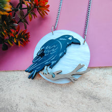 Load image into Gallery viewer, Moon Raven necklace