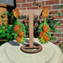 Load image into Gallery viewer, Pine Drop earrings