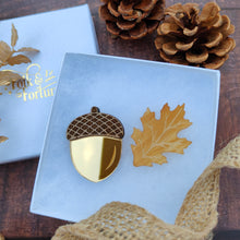 Load image into Gallery viewer, Mini Autumn Leaves collar clip set