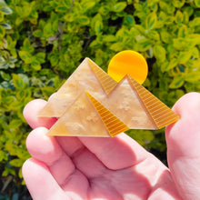 Load image into Gallery viewer, The Great Pyramids brooch