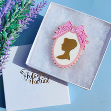 Load image into Gallery viewer, 'Diamond of the First Water' brooch - pink