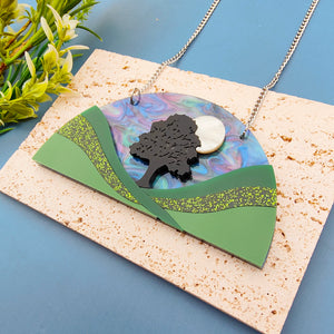 Sycamore Gap Tree necklace