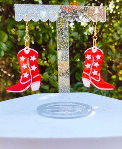 Hot To Go boot earrings