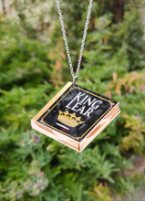 Load image into Gallery viewer, King Lear book brooch or necklace