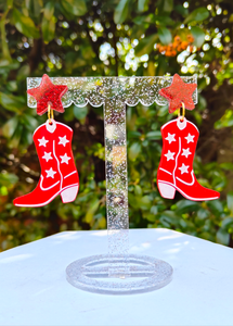 Hot To Go boot earrings