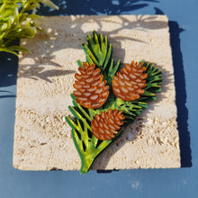 Load image into Gallery viewer, Pine Sprig brooch