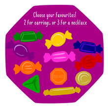 Load image into Gallery viewer, Christmas Chocolate Box - custom necklace or earrings