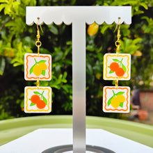 Load image into Gallery viewer, Citrus Fruits earrings