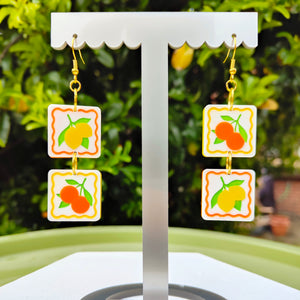 Citrus Fruits earrings