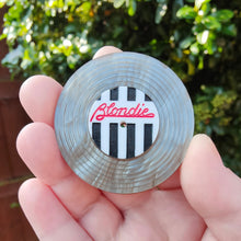 Load image into Gallery viewer, Vinyl record brooch - customised option