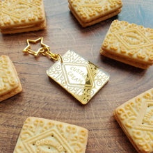 Load image into Gallery viewer, PRE-ORDER Custard Cream bag charm / keyring
