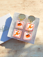 Load image into Gallery viewer, Seaside tile earrings