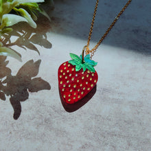 Load image into Gallery viewer, SECONDS Strawberry necklace