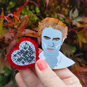PRE-ORDER Sparkling Edward brooch