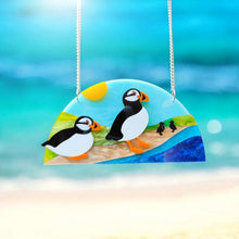 Load image into Gallery viewer, Statement Puffin Island necklace