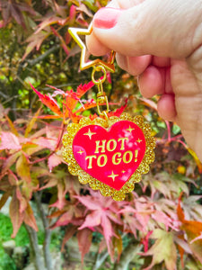 HOT TO GO keyring