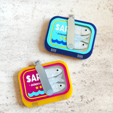 Load image into Gallery viewer, Sardines Tin brooch
