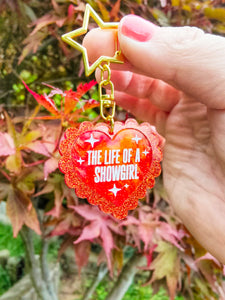 The Life of a Showgirl keyring