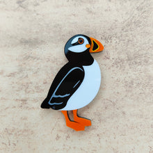 Load image into Gallery viewer, Puffin brooch