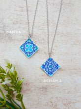 Load image into Gallery viewer, Mediterranean tile pendant