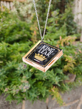 Load image into Gallery viewer, King Lear book brooch or necklace
