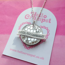 Load image into Gallery viewer, Disco, occasionally necklace
