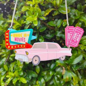 LIMITED EDITION Drive In Movies statement necklace