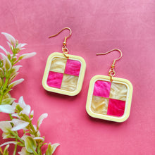 Load image into Gallery viewer, PRE-ORDER Battenburg brooch / earrings