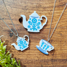 Load image into Gallery viewer, PRE-ORDER Tea Set brooch / necklace