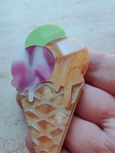 Load image into Gallery viewer, SAMPLE/SECONDS ice cream brooch