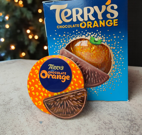 Chocolate Orange brooch