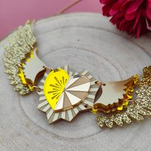 Load image into Gallery viewer, Cupid&#39;s Wings statement necklace