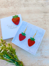 Load image into Gallery viewer, Sweet Strawberry earrings