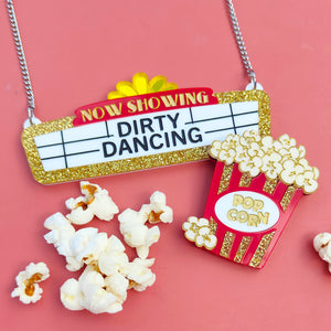 Popcorn Bucket brooch