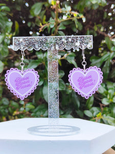 Please Please Please earrings