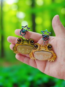 Customisable frog brooch/necklace/keyring