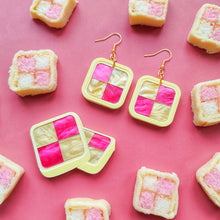 Load image into Gallery viewer, PRE-ORDER Battenburg brooch / earrings