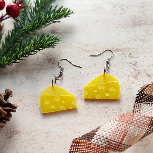 Cheese earrings