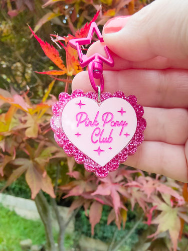Pink Pony Club keyring