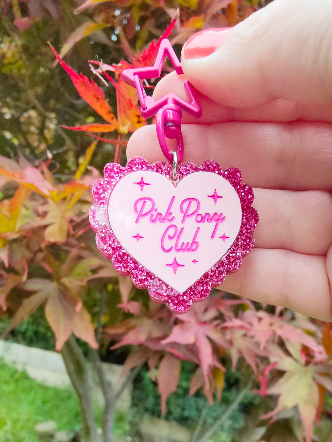Pink Pony Club keyring