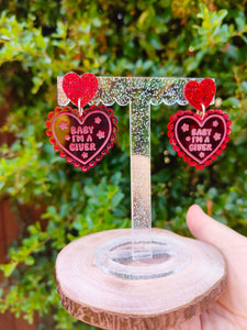 Baby I'm a Giver earrings