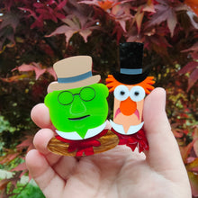 Load image into Gallery viewer, PRE- ORDER Bunsen and Beaker brooch