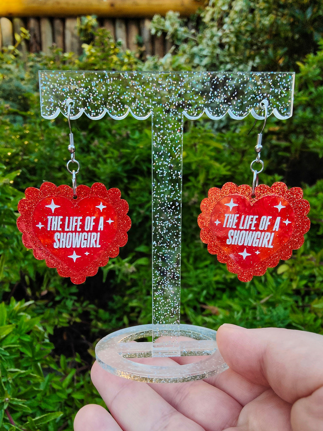 The Life of a Showgirl earrings