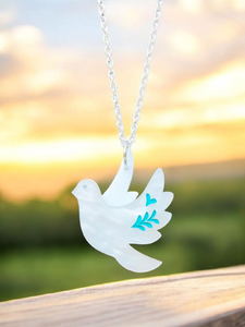 Luna the Dove pendant