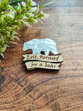 Load image into Gallery viewer, 'Exit, pursued by a bear' - A Winters Tale brooch