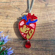 Load image into Gallery viewer, Anatomical Heart necklace