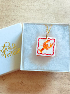 Seaside tile pendants